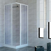 Box Doccia PVC Apertura Totale a Soffietto H185 - 70x90