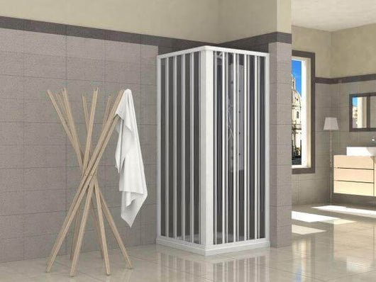 Box Doccia PVC Apertura Totale a Soffietto H185 - 70x140