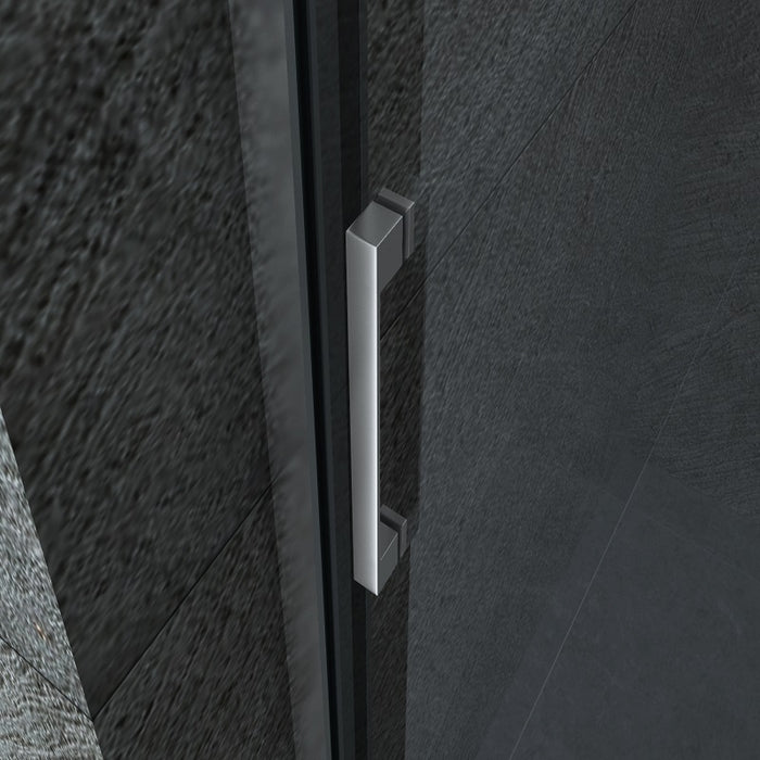 Box doccia apertura bilaterale tre ante scorrevoli e lato fisso 8mm OPENLUX Trasparente 8mm,80 cm,90 cm