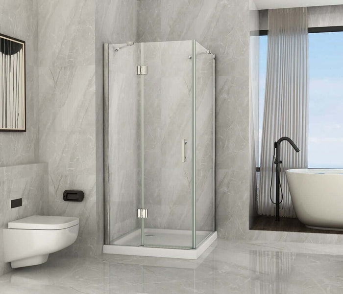 Box Doccia Anta Battente Cristallo 8mm Trasparente H195 - Aries 2.0 - 70x110