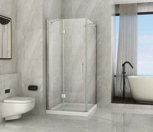 Box Doccia Anta Battente Cristallo 8mm Trasparente H195 - Aries 2.0 - 90x90