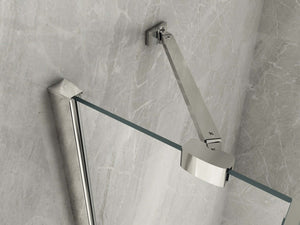 Box Doccia Anta Battente Cristallo 8mm Trasparente H195 - Aries 2.0 - 80x90