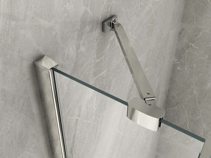 Box Doccia Anta Battente Cristallo 8mm Trasparente H195 - Aries 2.0 - 90x90