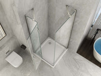 Box Doccia Anta Battente Cristallo 8mm Trasparente H195 - Aries 2.0 - 70x80