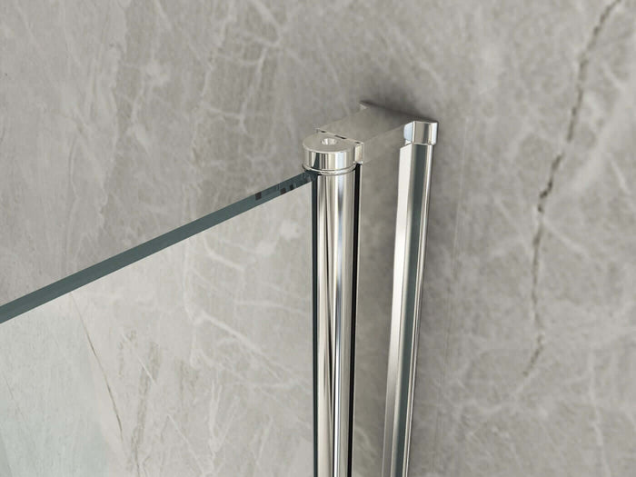 Box Doccia 8mm Due Lati Ad Anta A Libro Apertura Totale - Cancer - 60x90