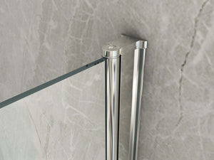 Box Doccia 8mm Due Lati Ad Anta A Libro Apertura Totale - Cancer - 80x80