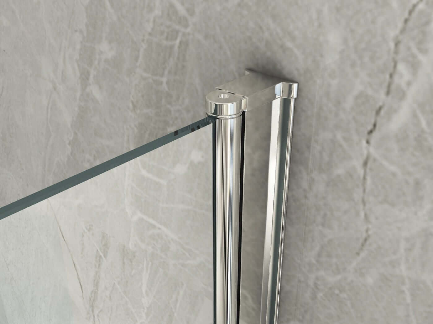 Box Doccia 8mm Due Lati Ad Anta A Libro Apertura Totale - Cancer - 100x100