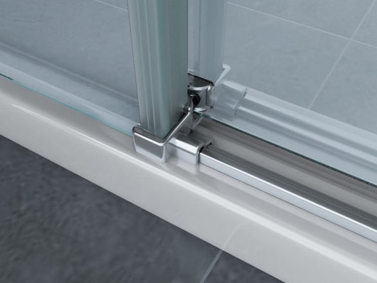 Box doccia due lati scorrevole cristallo 8mm trasparente h.195 FLUIDA 80x120 cm