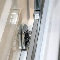 Box Doccia Doppia Scorrevole 8mm Anticalcare Acciaio Inox H190 - 89x99