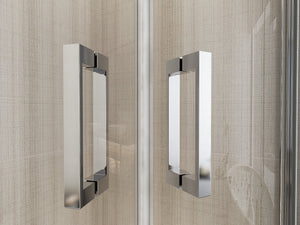 Box doccia scorrevole cristallo 6mm trasparente anticalcare h.190cm Sicena Slition Trasparente 6mm,70x120 cm