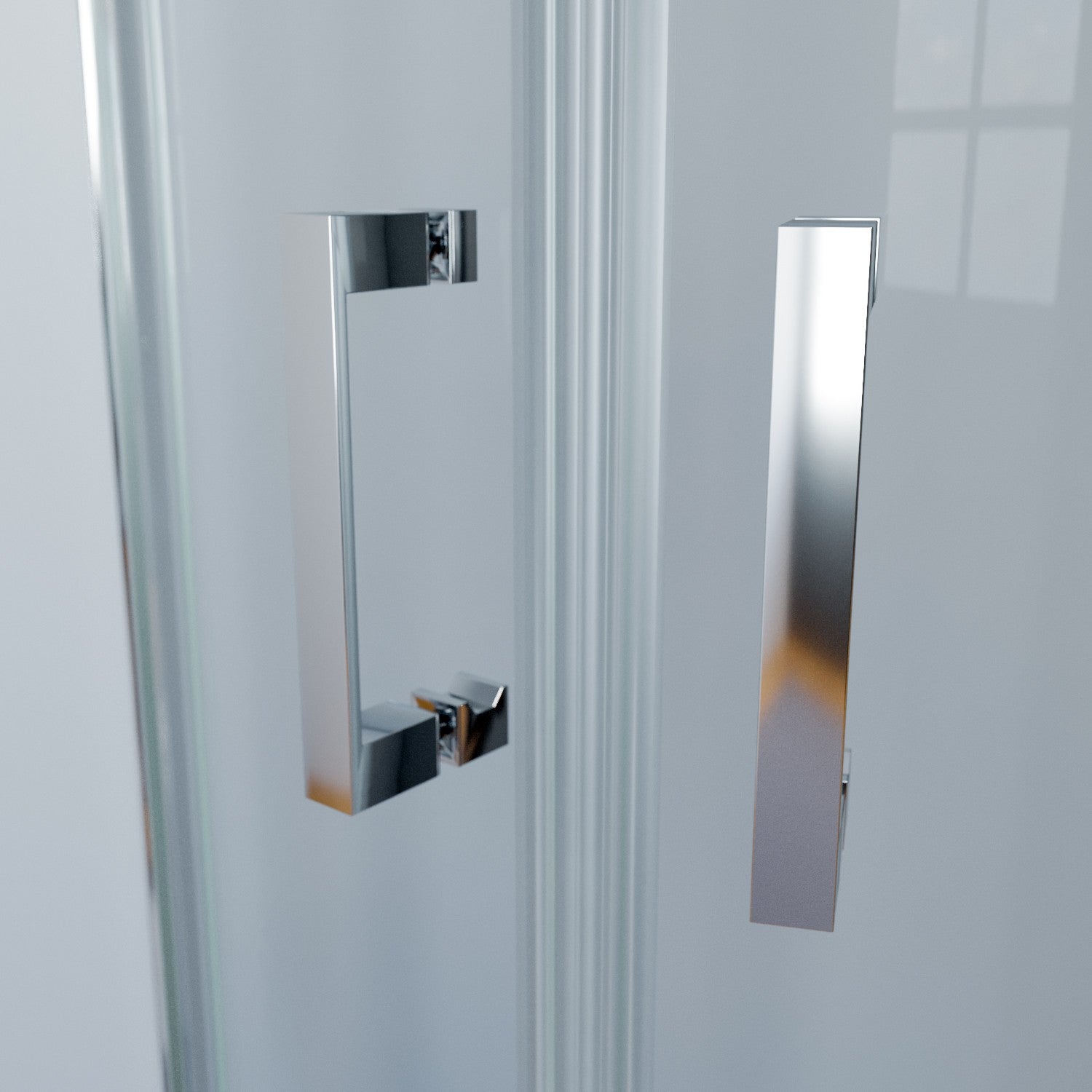 Box doccia semicircolare scorrevole 80x100 , trasparente 6mm h195 cm Netana