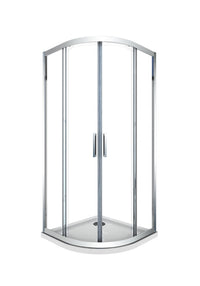 Box doccia semicircolare scorrevole cristallo 6mm trasparente anticalcare h.190cm Sicena Slition Trasparente 6mm,80x120 cm sx