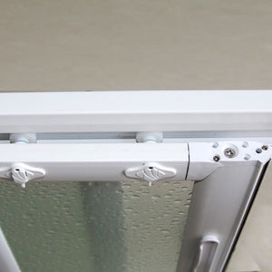 Box sopravasca scorrevole due lati acrilico pvc bianco Velplas 80x160 cm