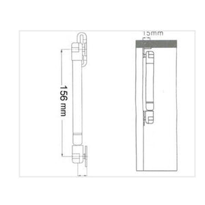 Braccetto a gas contrario 60N