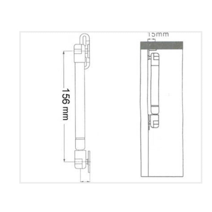 Braccetto a gas contrario 60N