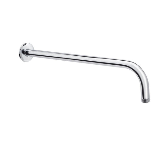 Braccio per soffione doccia tondo in acciaio cromato con rosone 35CM Art. 69405