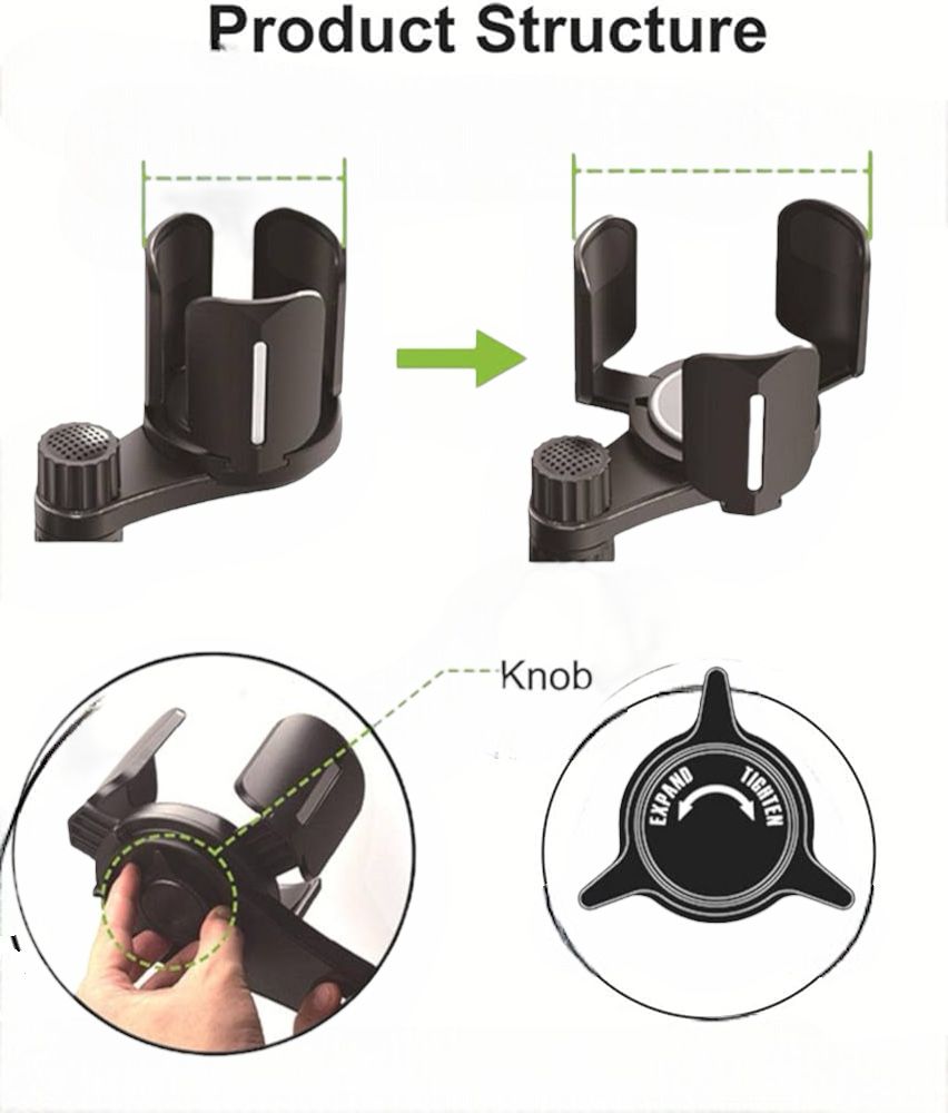 Bracciolo Universale Supporto SmartphoneTablet Portabevande Porta Alimenti auto