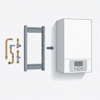 Schienale posteriore per caldaie a condensazione bosch condens 1200