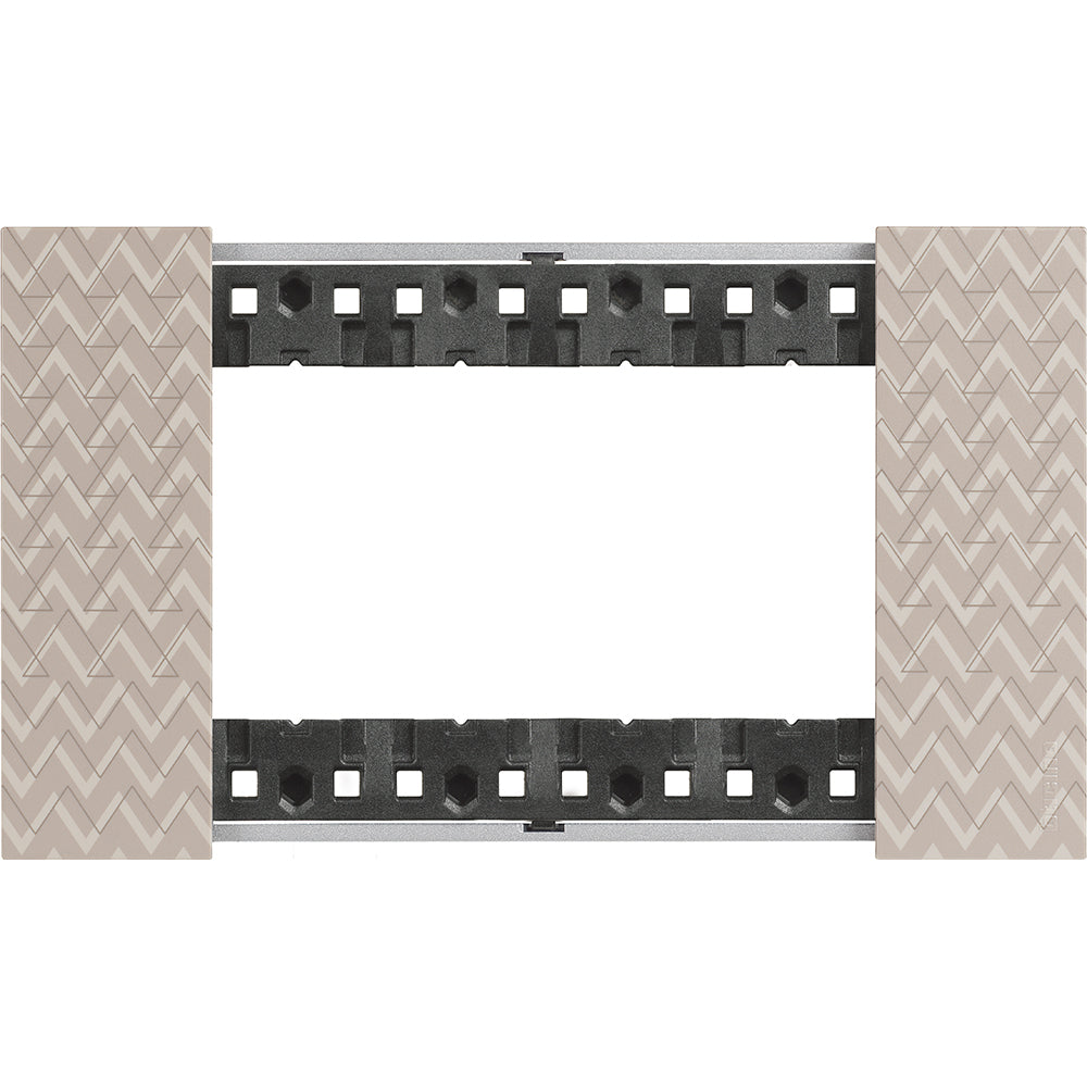 Bticino Living NOW Placca 504 4P Moduli OPTIC KA4804MM