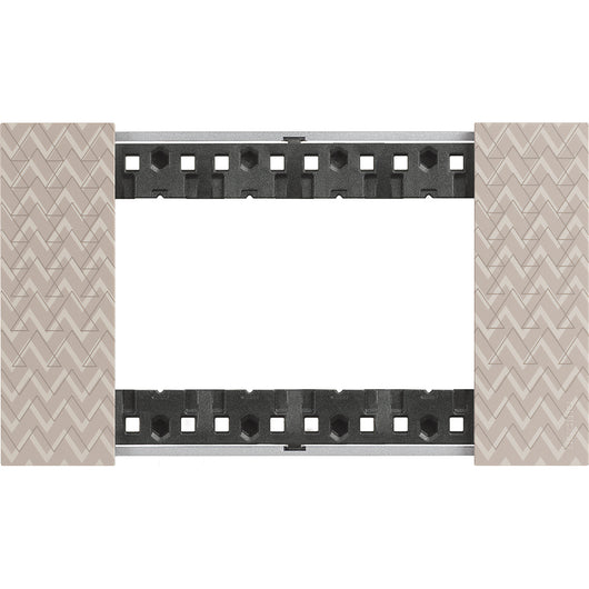 Bticino Living NOW Placca 504 4P Moduli OPTIC KA4804MM