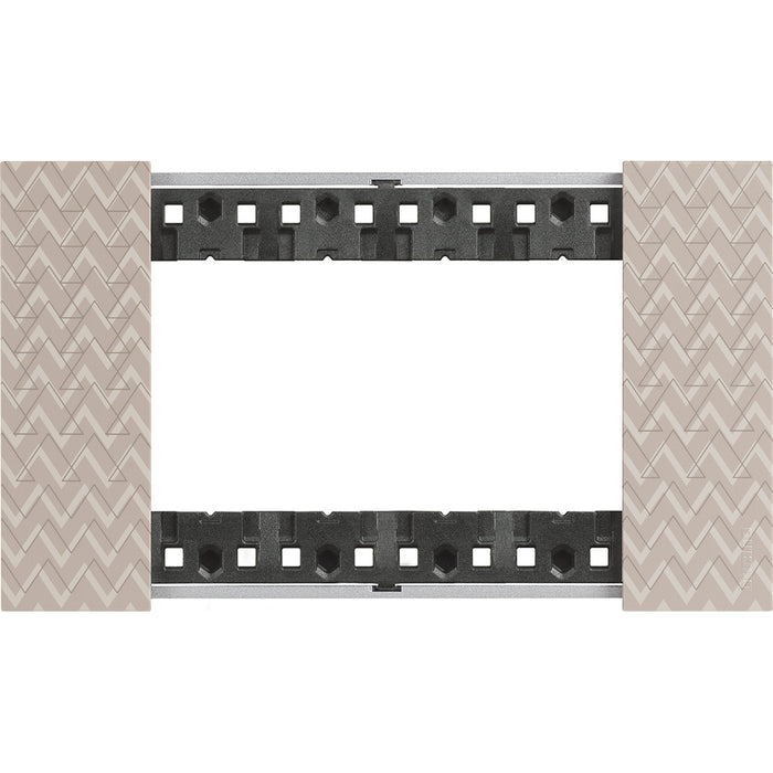 Bticino Living NOW Placca 504 4P Moduli OPTIC KA4804MM