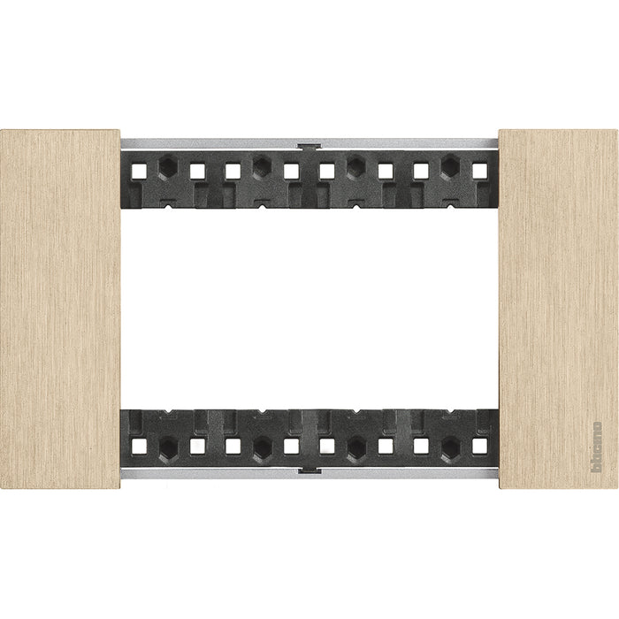 Bticino Living NOW placca 504 4P Moduli ORO KA4804ZW