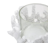 Porta Candela Corallo Cm Ø 12.5X9