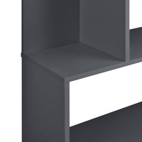 Libreria Borrby Scaffale da Terra 192 x 80 x 24 cm Grigio scuro [en.casa]