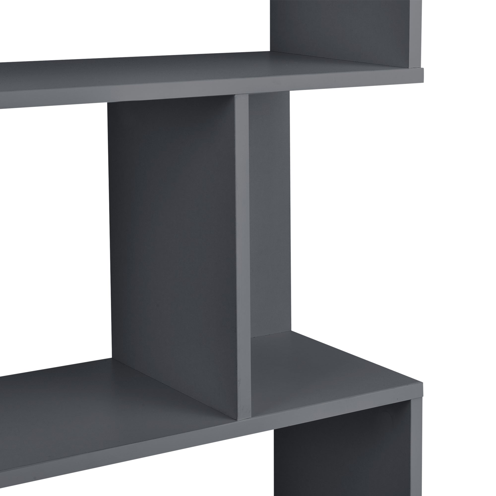 Libreria Borrby Scaffale da Terra 192 x 80 x 24 cm Grigio scuro [en.casa]