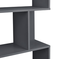 Libreria Borrby Scaffale da Terra 192 x 80 x 24 cm Grigio scuro [en.casa]