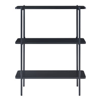 Scaffale Samnanger Libreria a 3 Ripiani - Nero [en.casa]
