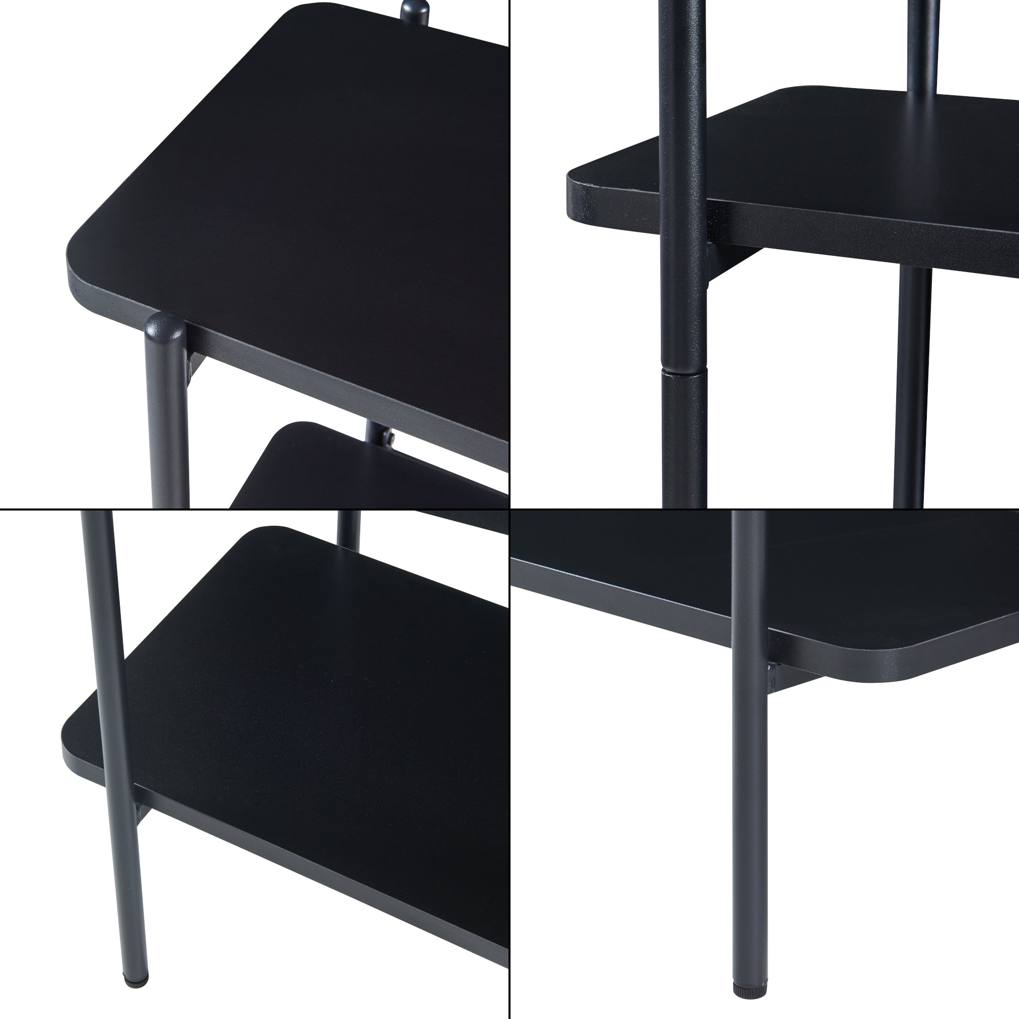 Scaffale Samnanger Libreria a 5 Ripiani - Nero [en.casa]