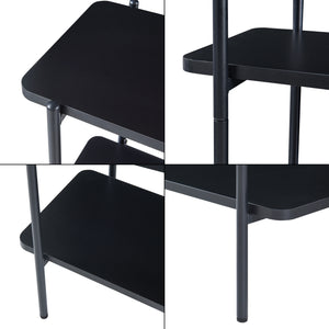 Scaffale Samnanger Libreria a 5 Ripiani - Nero [en.casa]