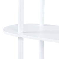 Scaffale da Terra Øvre Libreria con 4 Ripiani - Bianco [en.casa]