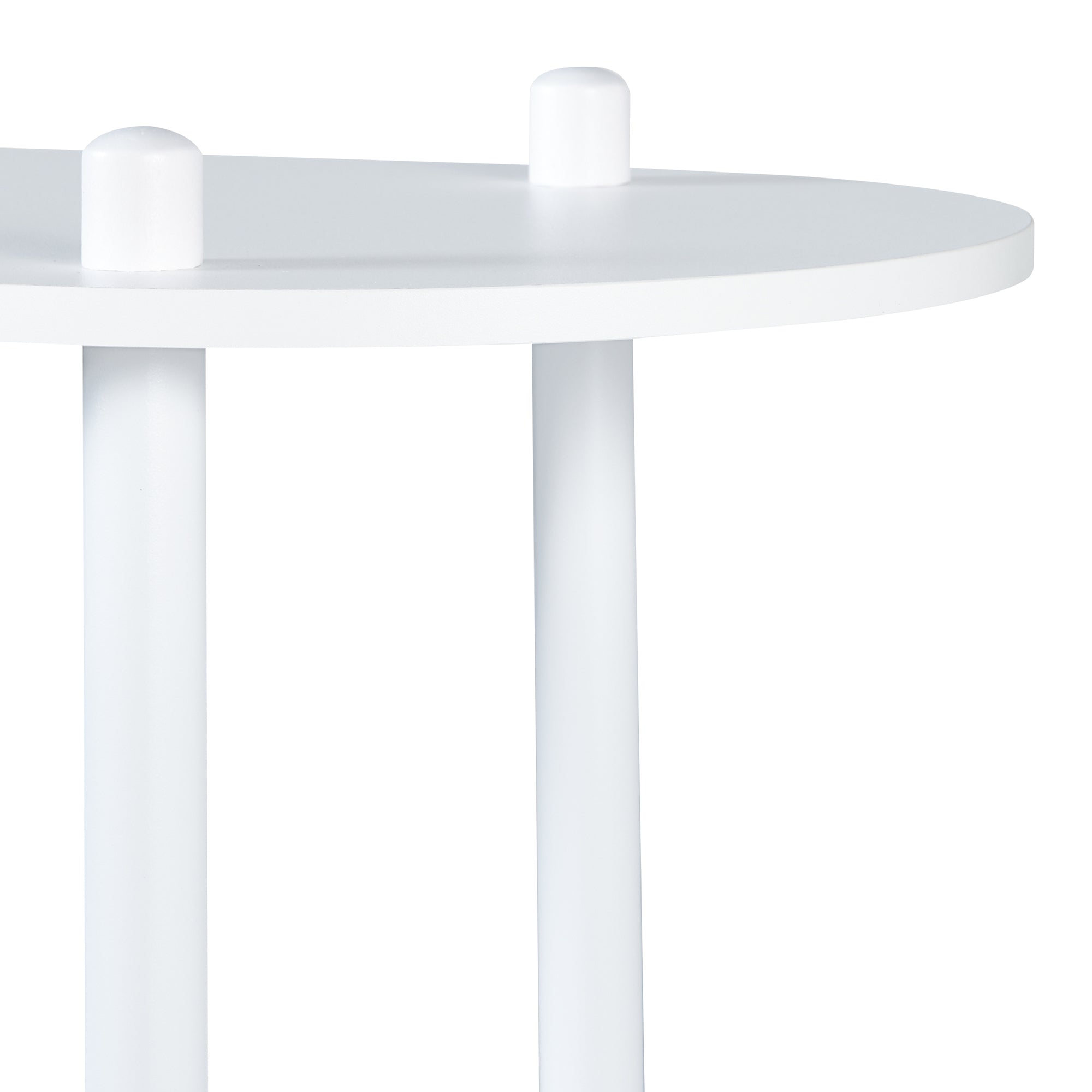 Scaffale da Terra Øvre Libreria con 5 Ripiani - Bianco [en.casa]