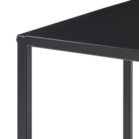 Scaffale Basso Reisjärvi a 4 Piani Acciaio - Nero opaco [en.casa]