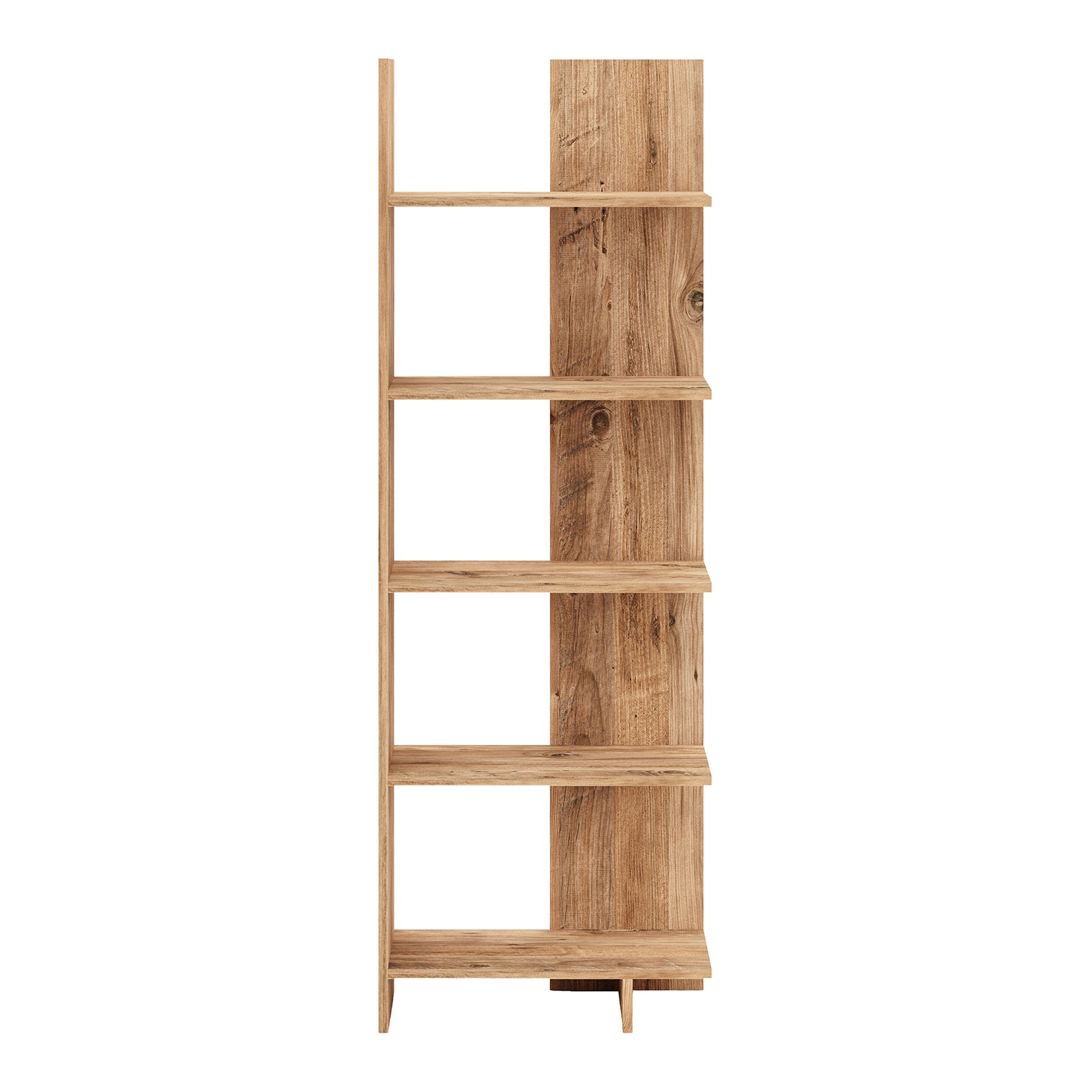 Libreria Vireftere a 5 Ripiani 176 x 62 x 29 cm - Effetto Legno [en.casa]