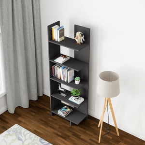Libreria Vireftere a 5 Ripiani 176 x 62 x 29 cm - Grigio [en.casa]