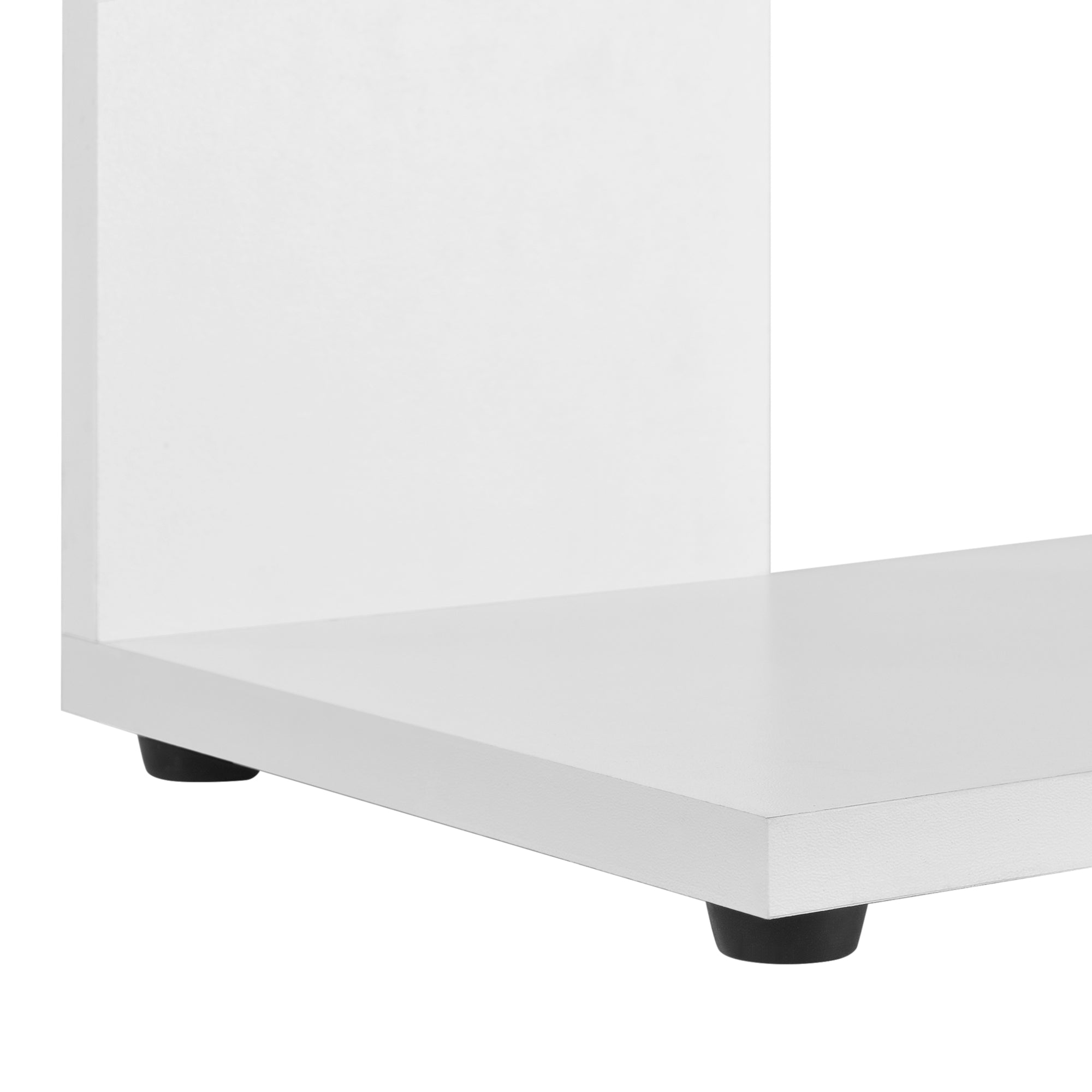 Libreria a 5 Ripiani 159 x 45 x 23,5 cm Scaffale in Design Moderno Mobile Portaoggetti per Soggiorno - Bianco