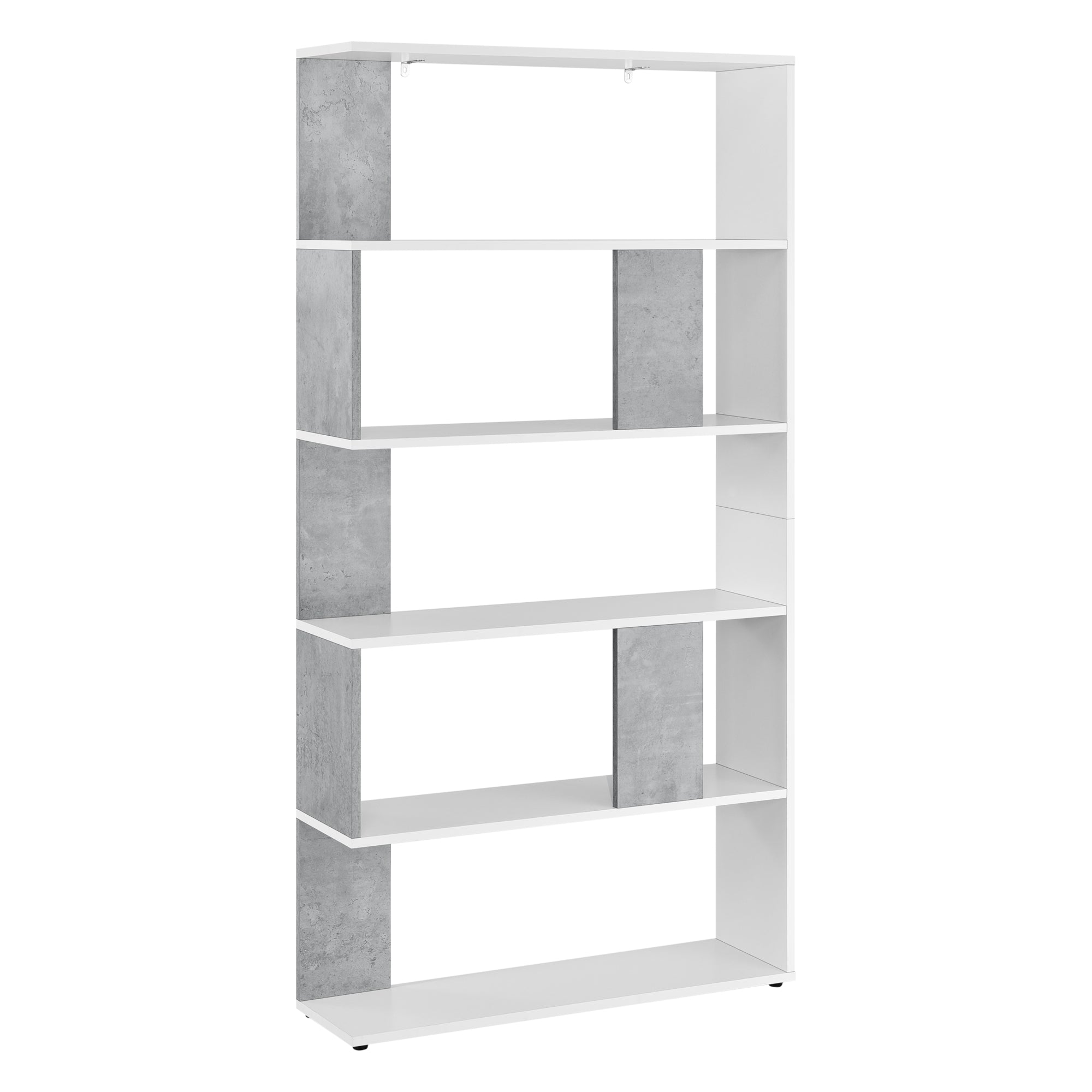 Libreria a 5 Ripiani 159 x 80 x 23,5 cm Scaffale in Design Moderno Mobile Divisorio Portaoggetti / Organizzatore per