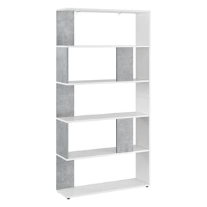 Libreria a 5 Ripiani 159 x 80 x 23,5 cm Scaffale in Design Moderno Mobile Divisorio Portaoggetti / Organizzatore per