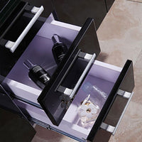 Mobile Bagno nero 150 cm Lavabo Incluso – Butterfly