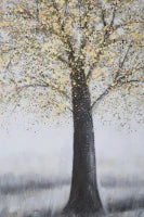 Dipinto Su Tela Tree Simple -A- Cm 80X3,8X120