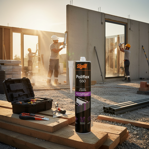 Sigillante elastico poliflex 550 professionale da 310 ml *** colore- grigio, confezione 1