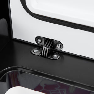 EASYCOMFORT  Frigo Portatile Elettrico a Compressore da 35L con Maniglia Telescopica e Ruote, Frigorifero Piccolo da 12/24V DC e 110/240V AC, per Auto e Camion