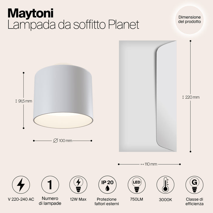 Lampada Da Soffitto C009Cw-L12W