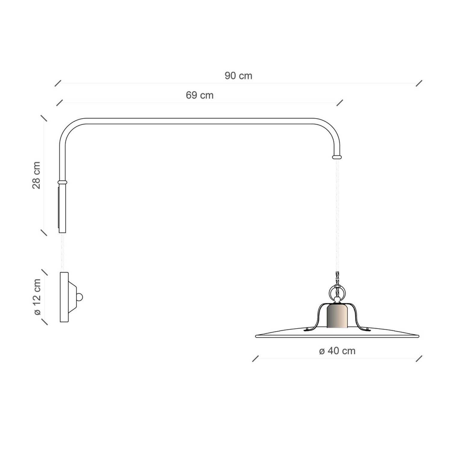 Applique Vintage Country Ferro E Ceramica Azzurro 1 Luce E27 40Cm