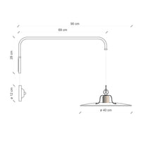 Applique Vintage Country Ferro E Ceramica Azzurro 1 Luce E27 40Cm