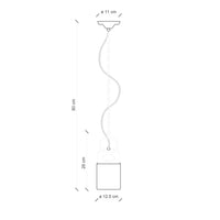 Lampadario Vintage Industrial Cilindrica Ferro E Ceramica Verde 1 Luce E27