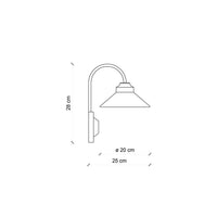 Applique Vintage Colors Ferro E Ceramica Crema 1 Luce E27